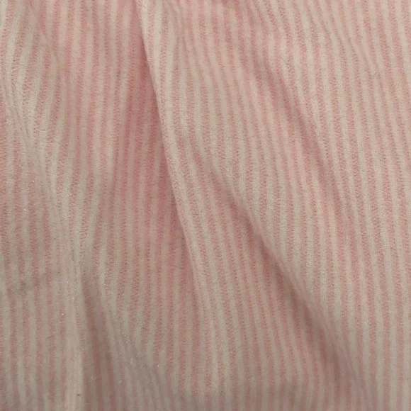 Vintage Pink White Striped Nightgown Women Large Cottagecore 90s Coquette Fairy - Picture 6 of 6